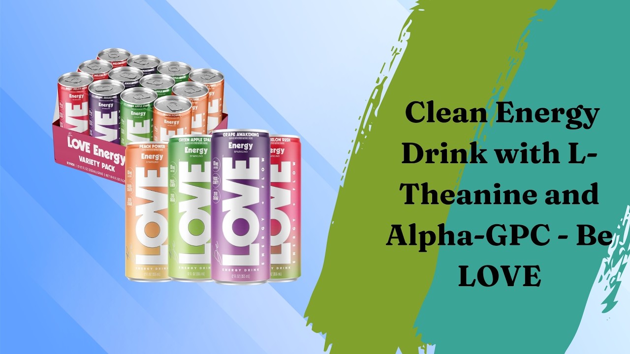 Clean Energy Drink with L-Theanine and Alpha-GPC - Be LOVE