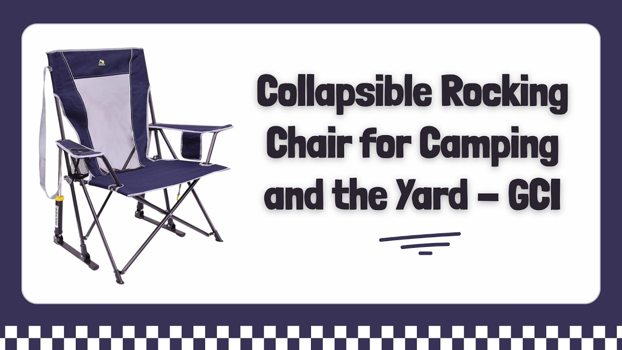 Collapsible Rocking Chair for Camping and the Yard - GCI