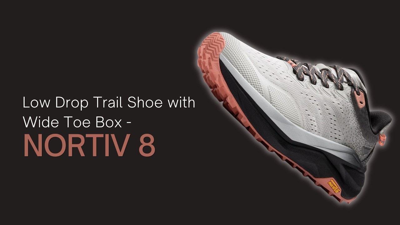 Low Drop Trail Shoe with Wide Toe Box - NORTIV 8
