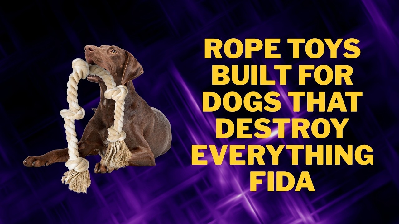 Rope Toys Built for Dogs That DESTROY Everything - Fida