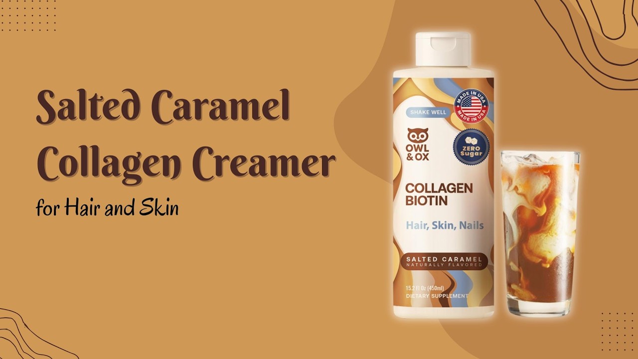 Salted Caramel Collagen Creamer for Hair and Skin