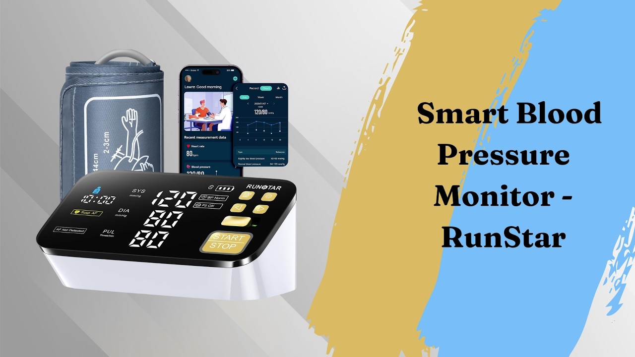 Smart Blood Pressure Monitor with AFib Detection - RunStar