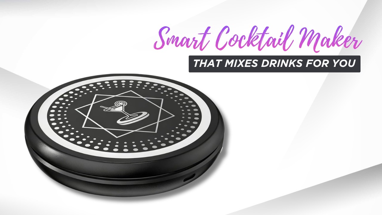 Smart Cocktail Maker That Mixes Drinks for You - Review