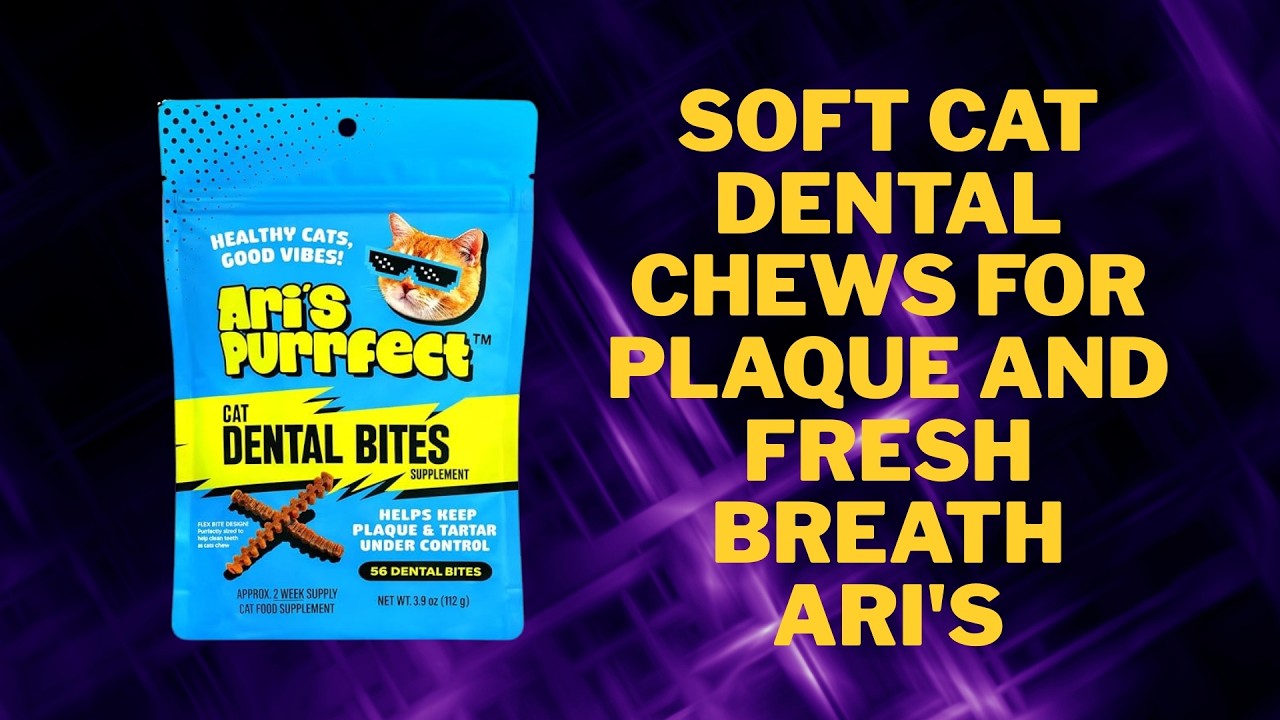 Soft Cat Dental Chews for Plaque and Fresh Breath - Aris