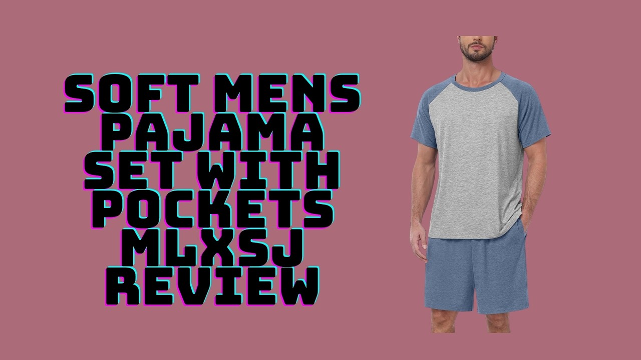 Soft Mens Pajama Set with POCKETS - MLXSJ Review